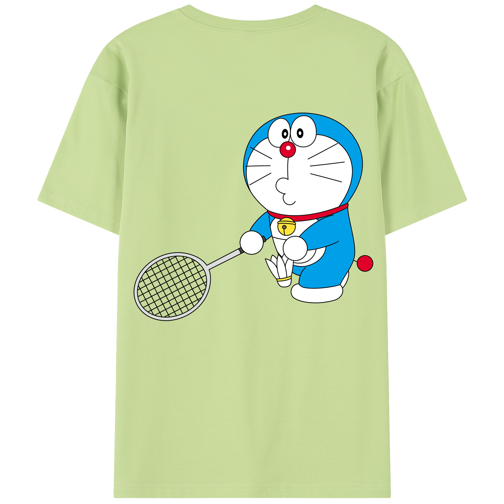（画像用） ドラえもん Doraemon 綿100％半袖Tシャツ（背面プリント）